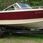 1985 Lund XRV 18 MerCruiser IO w/2011 6HP Mercury Kicker